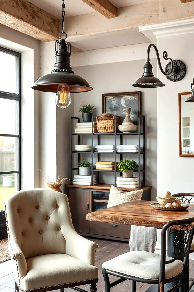 Weathered Metal Fixtures