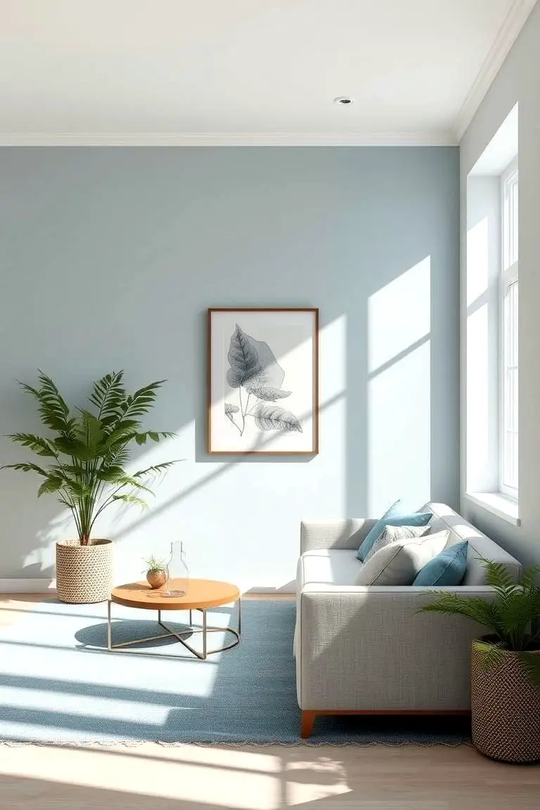 Misty Blue and Fern Muted Elegance