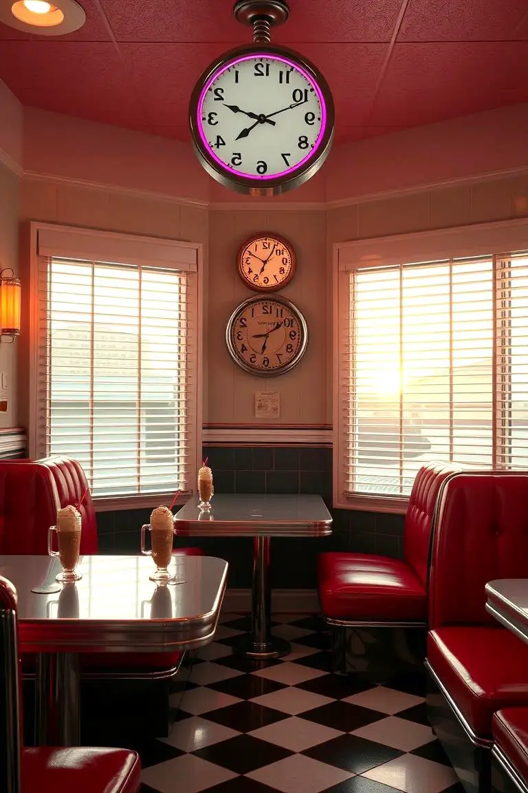 Retro Diner-Style Breakfast Nook