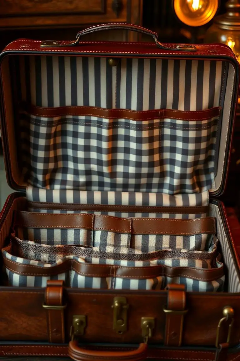 Vintage Suitcase Organizer