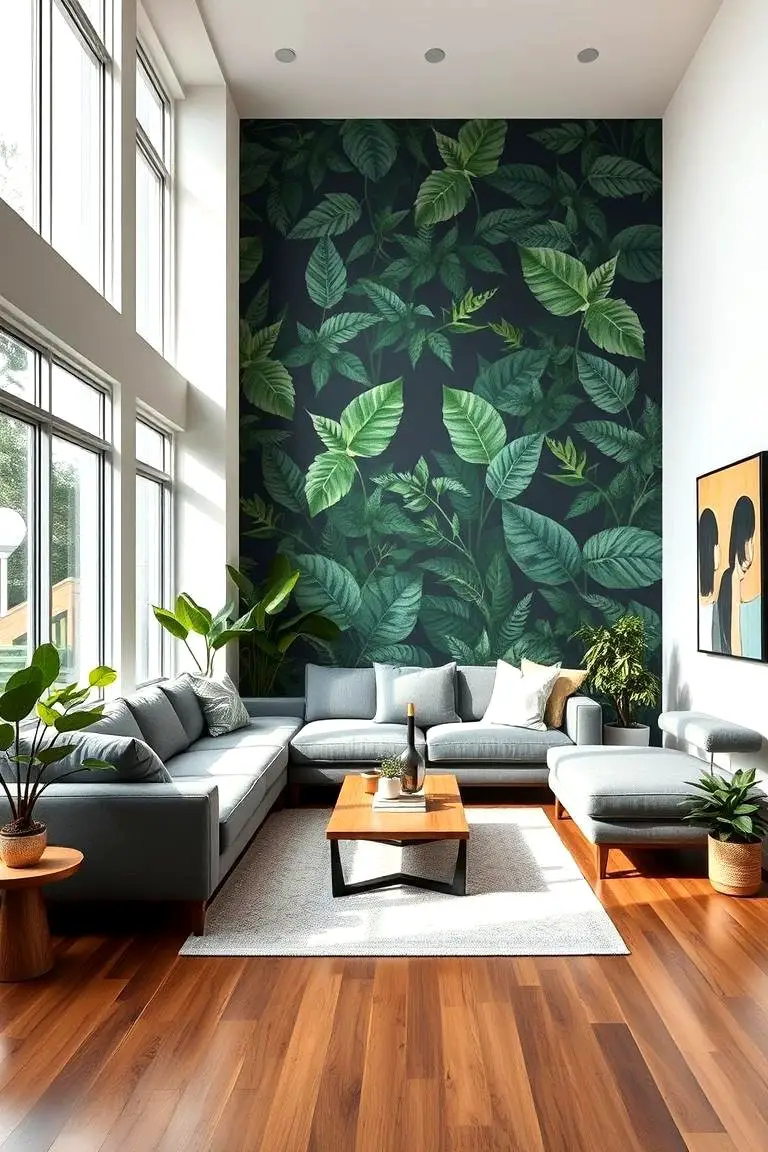 Botanical Bliss Accent Wall