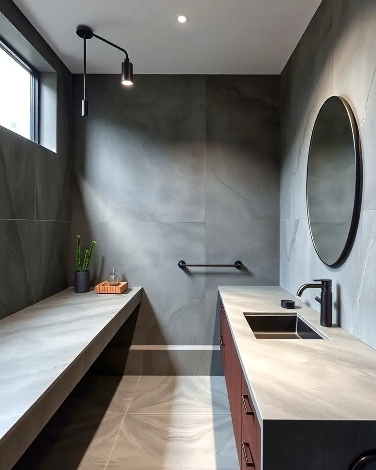 Concrete Countertops for Industrial Appeal