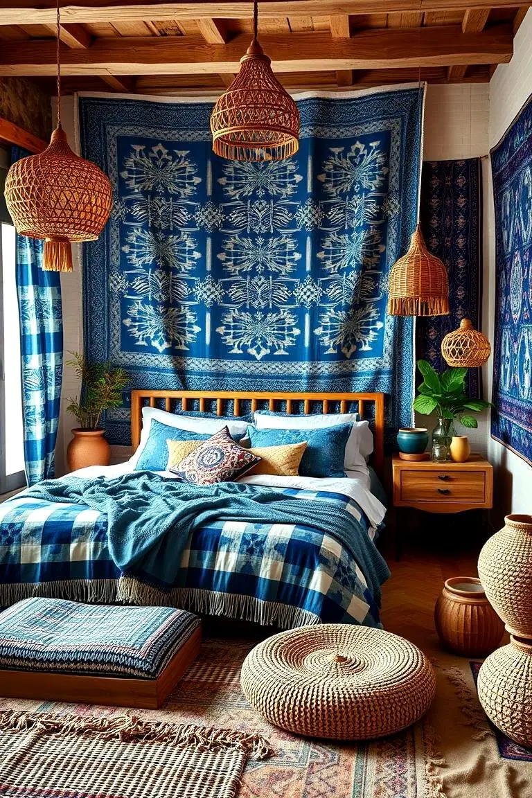 Rustic Blue Bohemian Vibe