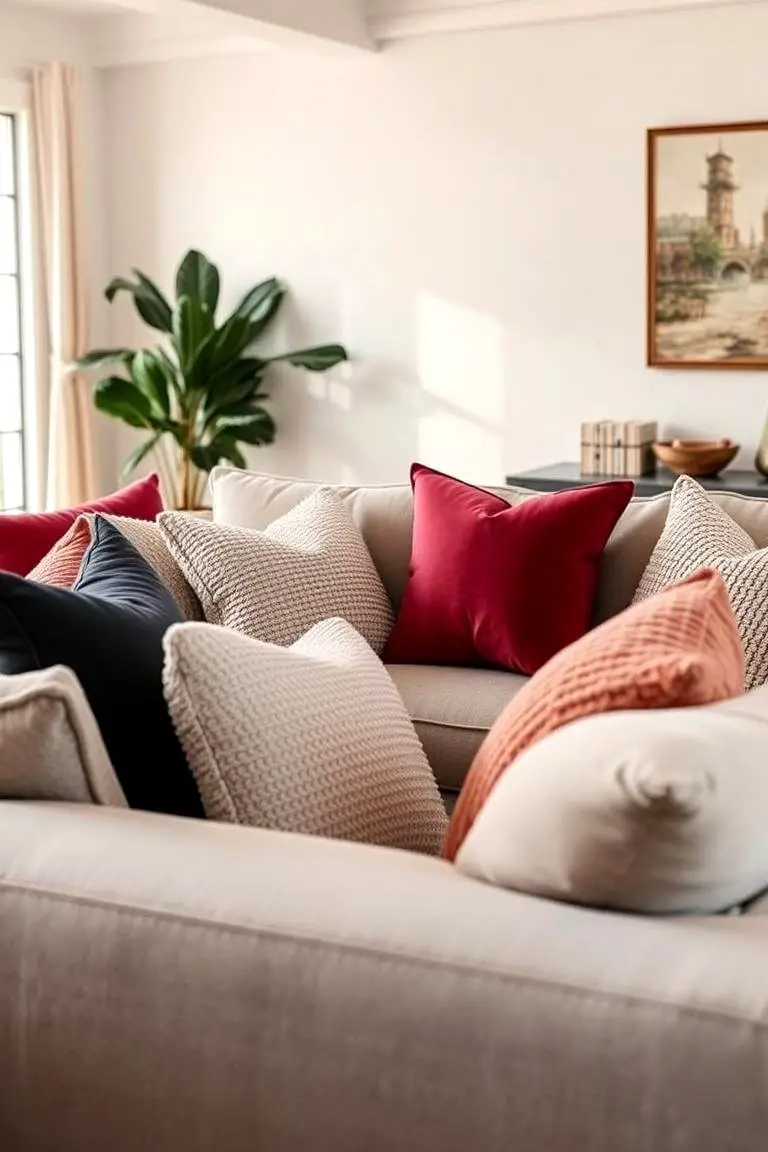 Textured Throw Pillows
