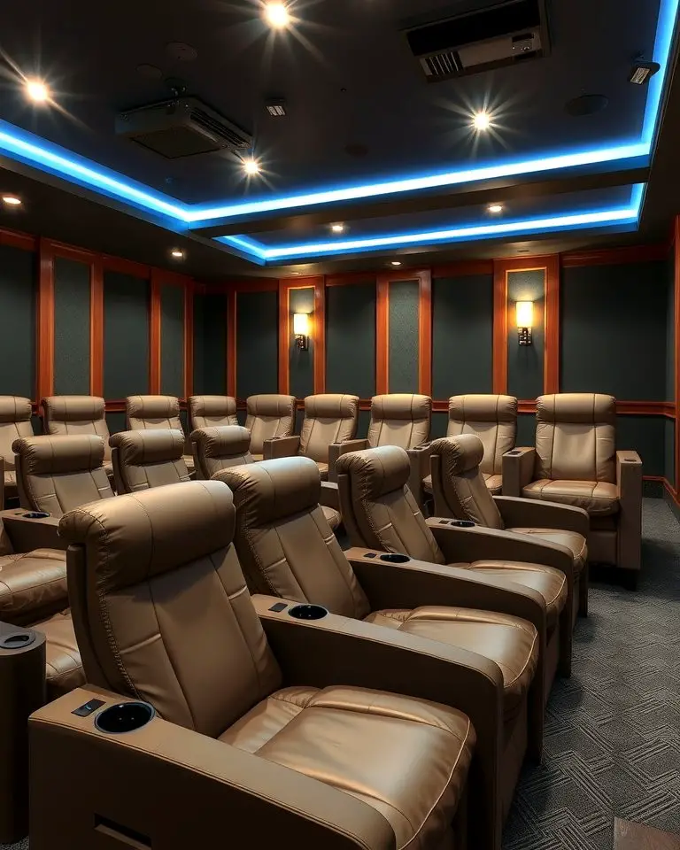 Cozy Recliner Rows for Ultimate Comfort