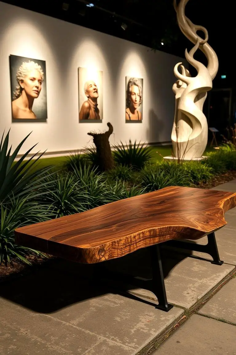 Artisan Crafted Garden Bench