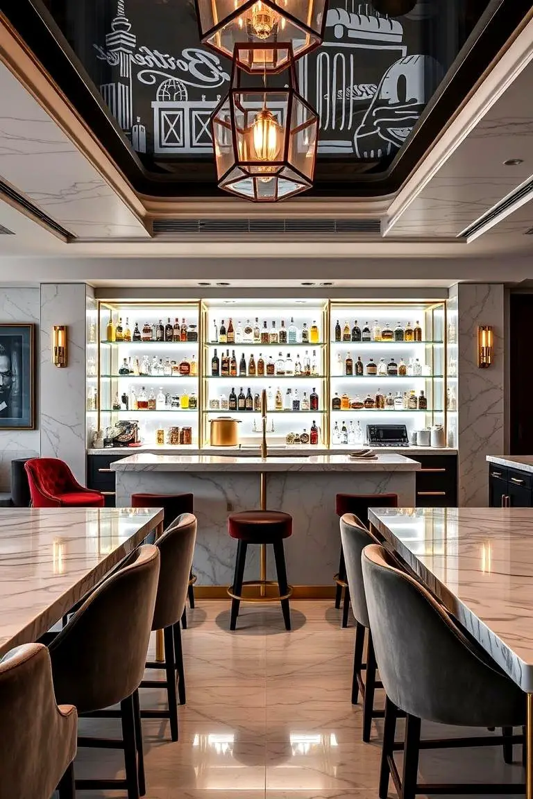 Indoor Home Bar Oasis