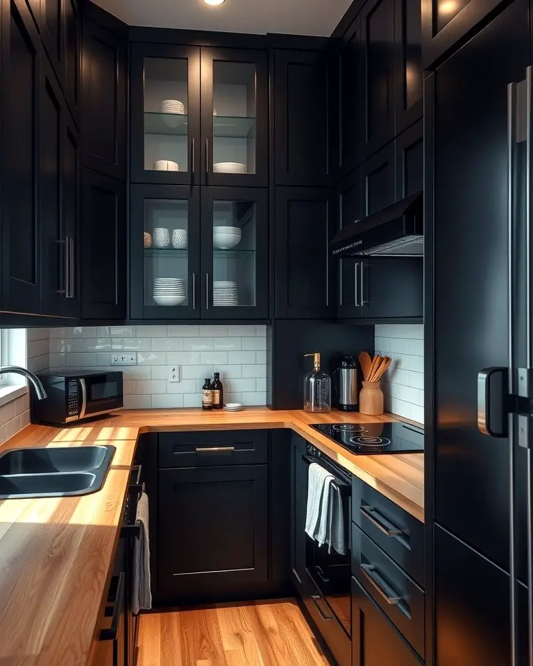 Sophisticated Contrast in Small Spaces