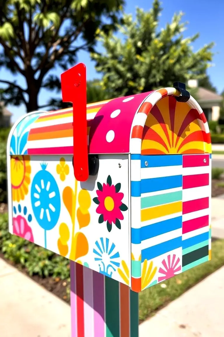 Painted Patterns Mailbox Update