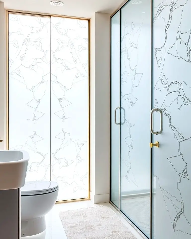 Frosted Glass Doors