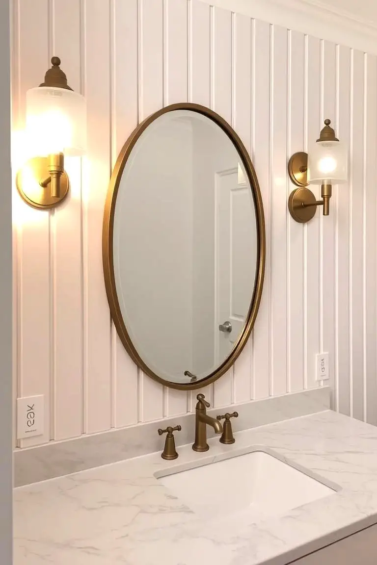 Shiplap Vanity Backdrop