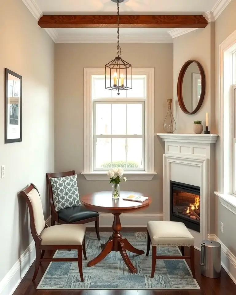 Corner Fireplace for Space Efficiency
