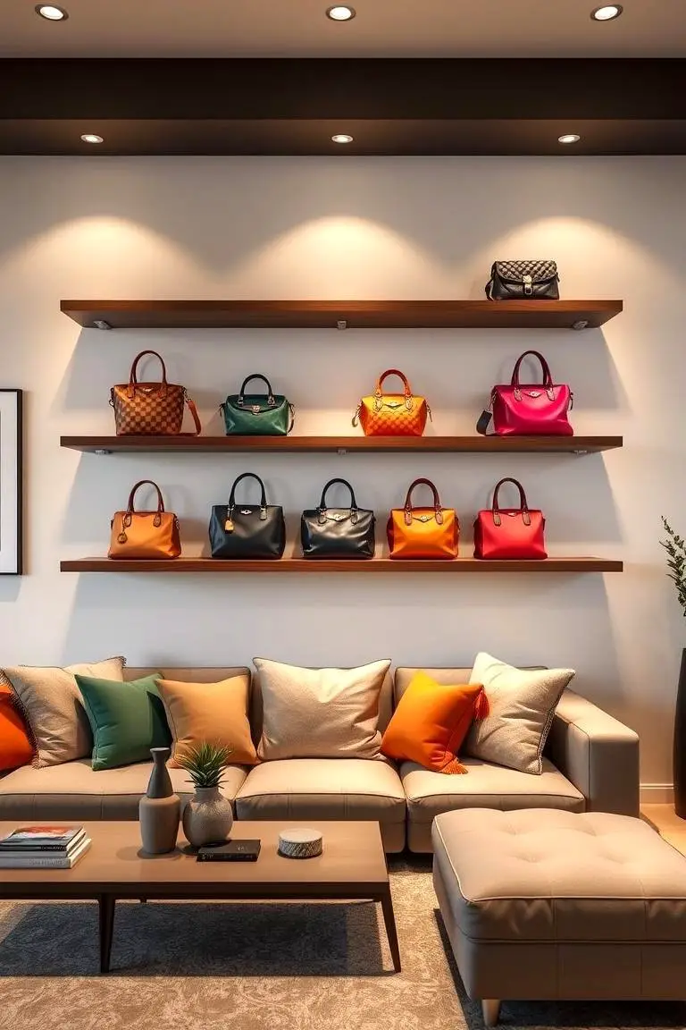 Floating Shelves for Display