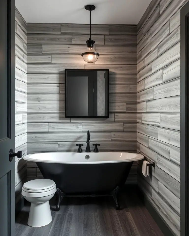 Grey Shiplap Walls