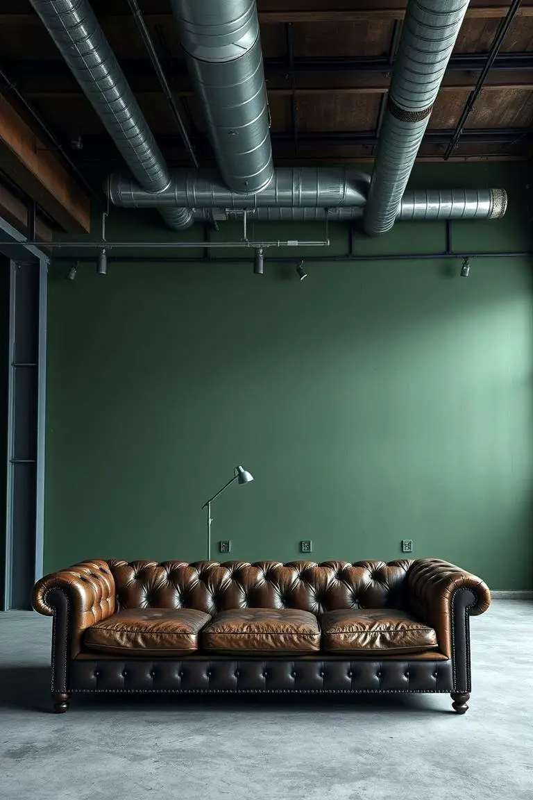 Matte Green Industrial Look