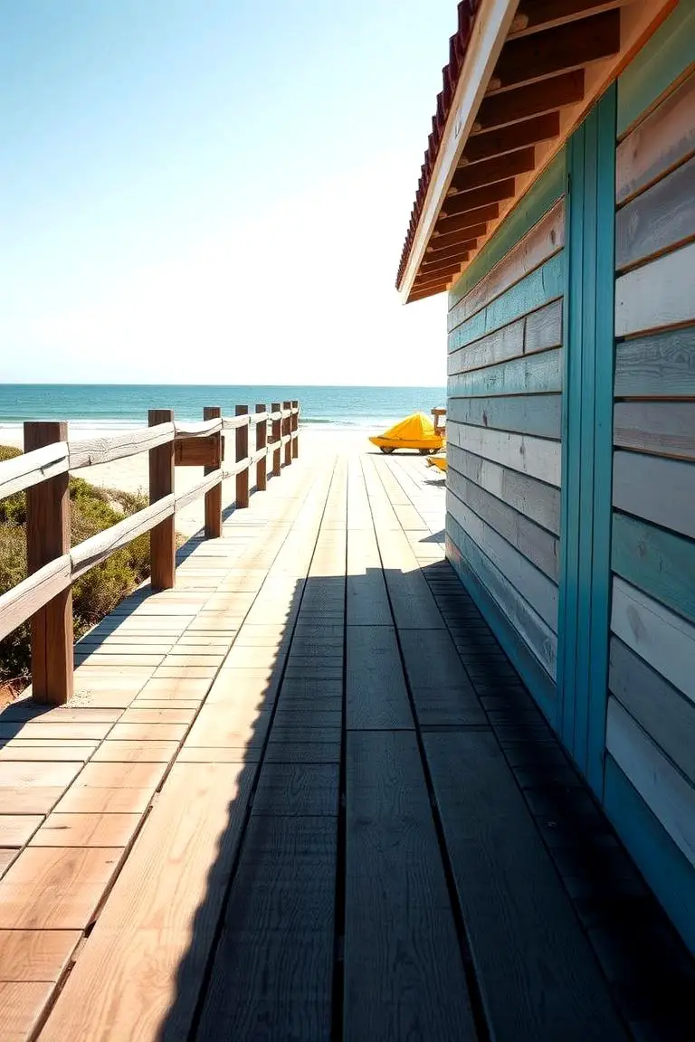 Coastal Beach Boardwalk