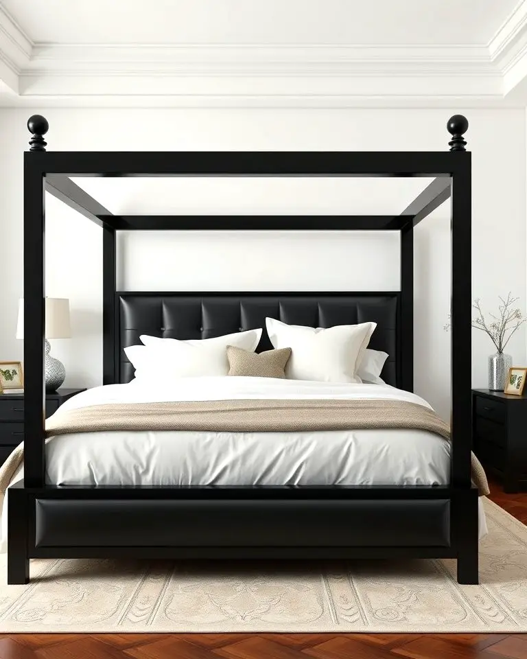 Statement Black Bed Frame