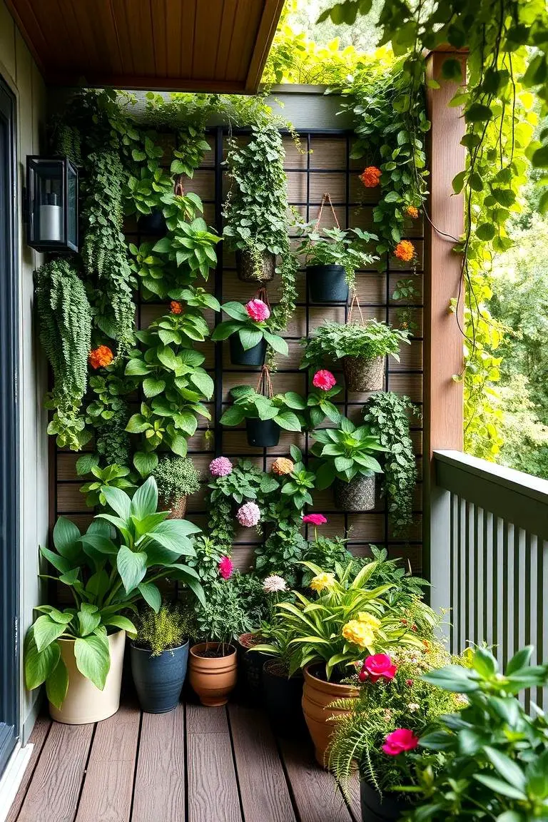 Lush Vertical Garden