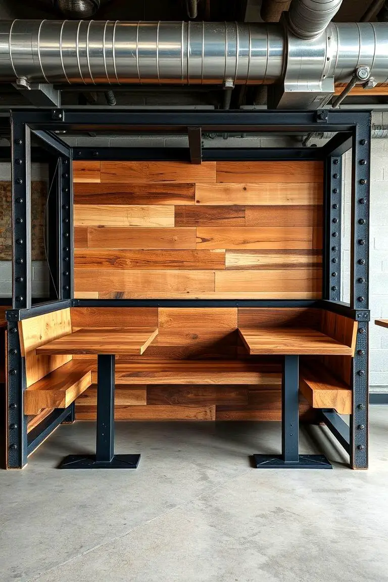 Industrial Style Banquette