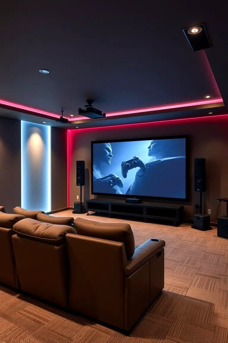 Home Theater Gaming Den