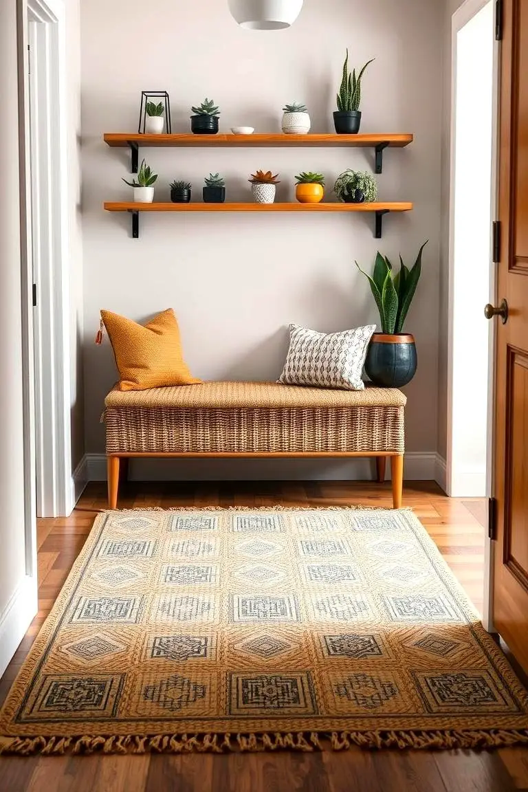 Layered Rug Elegance