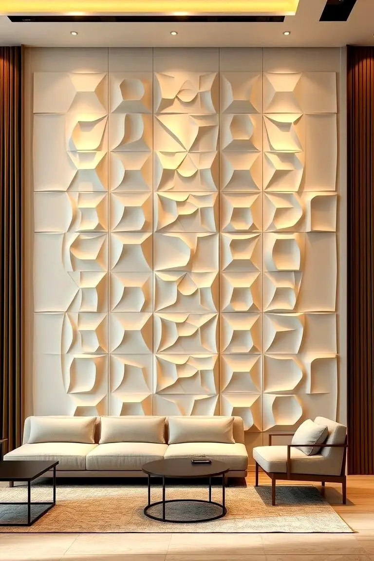 Elegant Textured Wall Panels