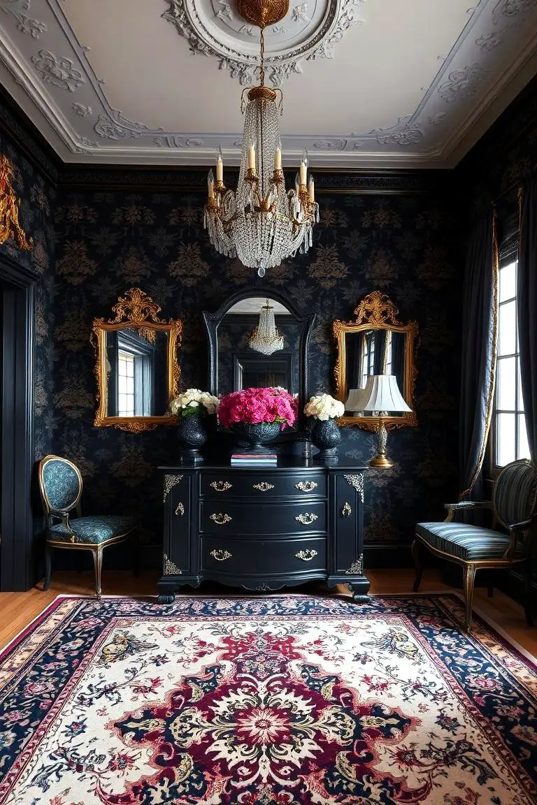Vintage Black Decor