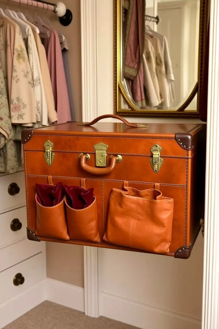 Vintage Suitcase Organizer