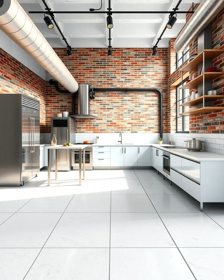 White Concrete Flooring