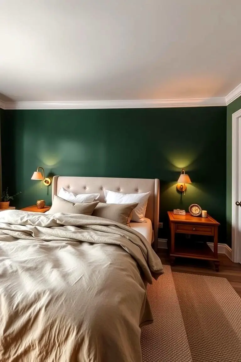 Deep Forest Bedroom Serenity