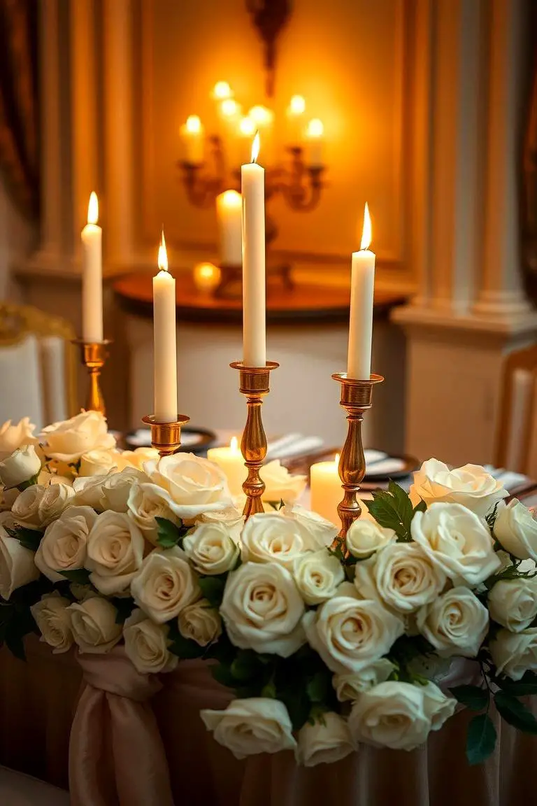 Candlelit Romance Tables