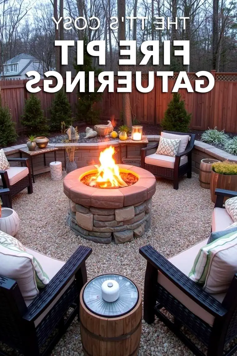 Cozy Fire Pit Gatherings