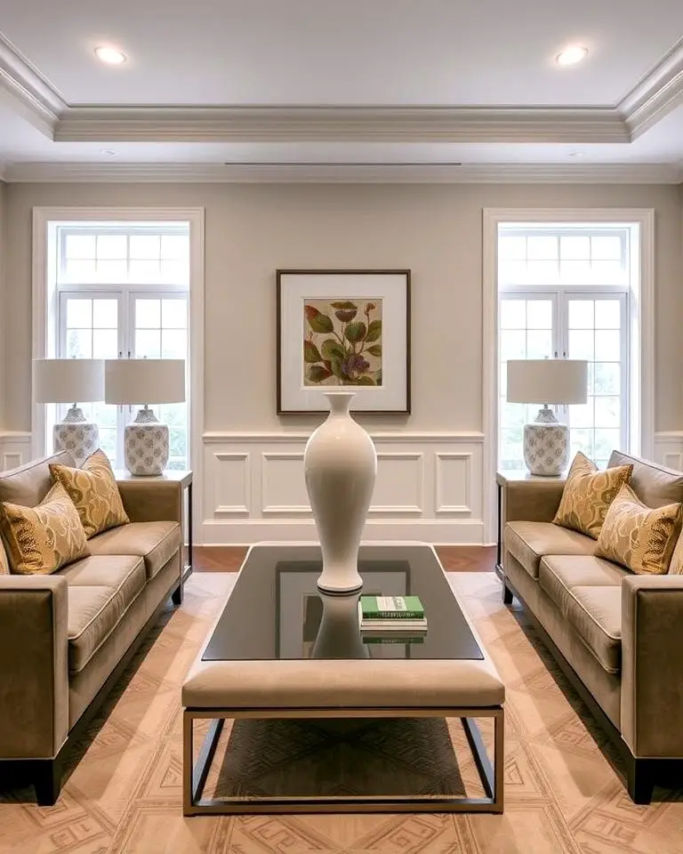 Center-Aligned Decor
