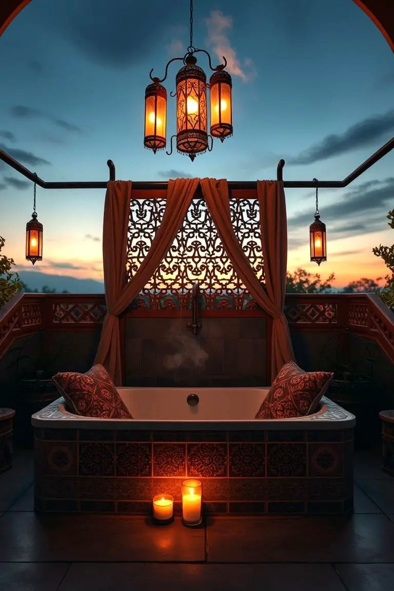 Boho Chic Bath Escape