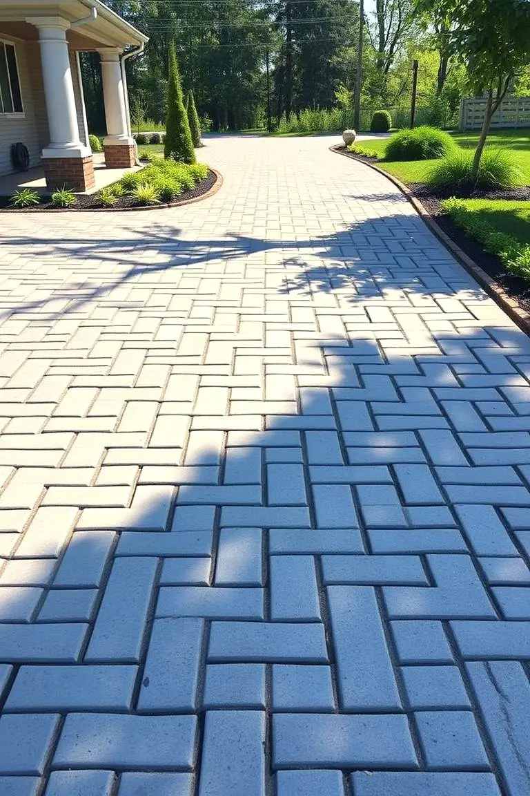 Open Grid Concrete Driveway