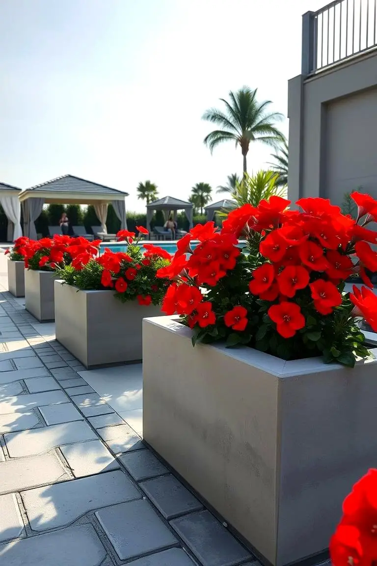 Built-in Planter Boxes