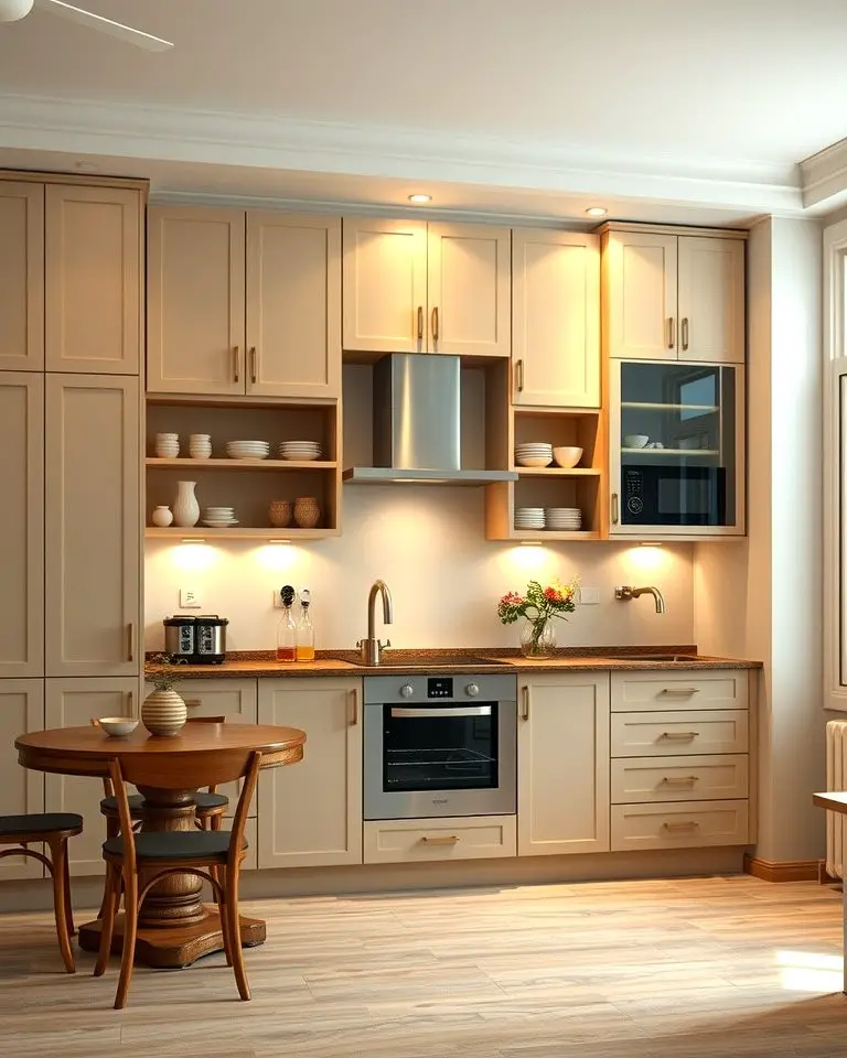 Built-In Storage for a Clutter-Free Look