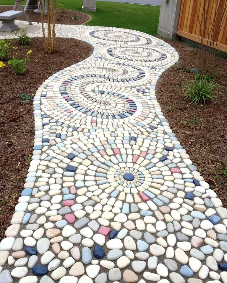 Pebble Mosaic Walkway