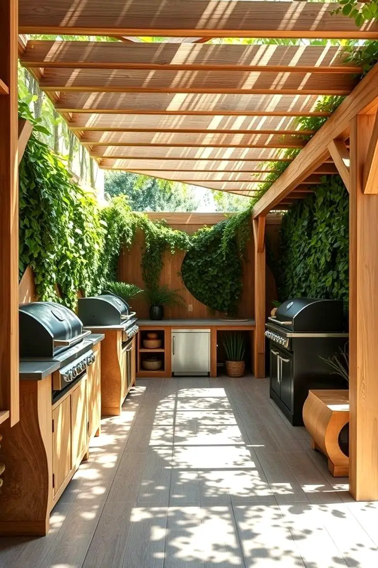 Nature-Infused BBQ Space