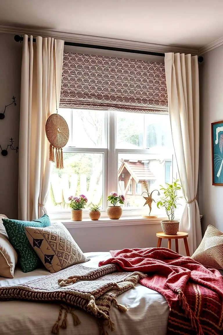 Boho-Chic Window Treatments