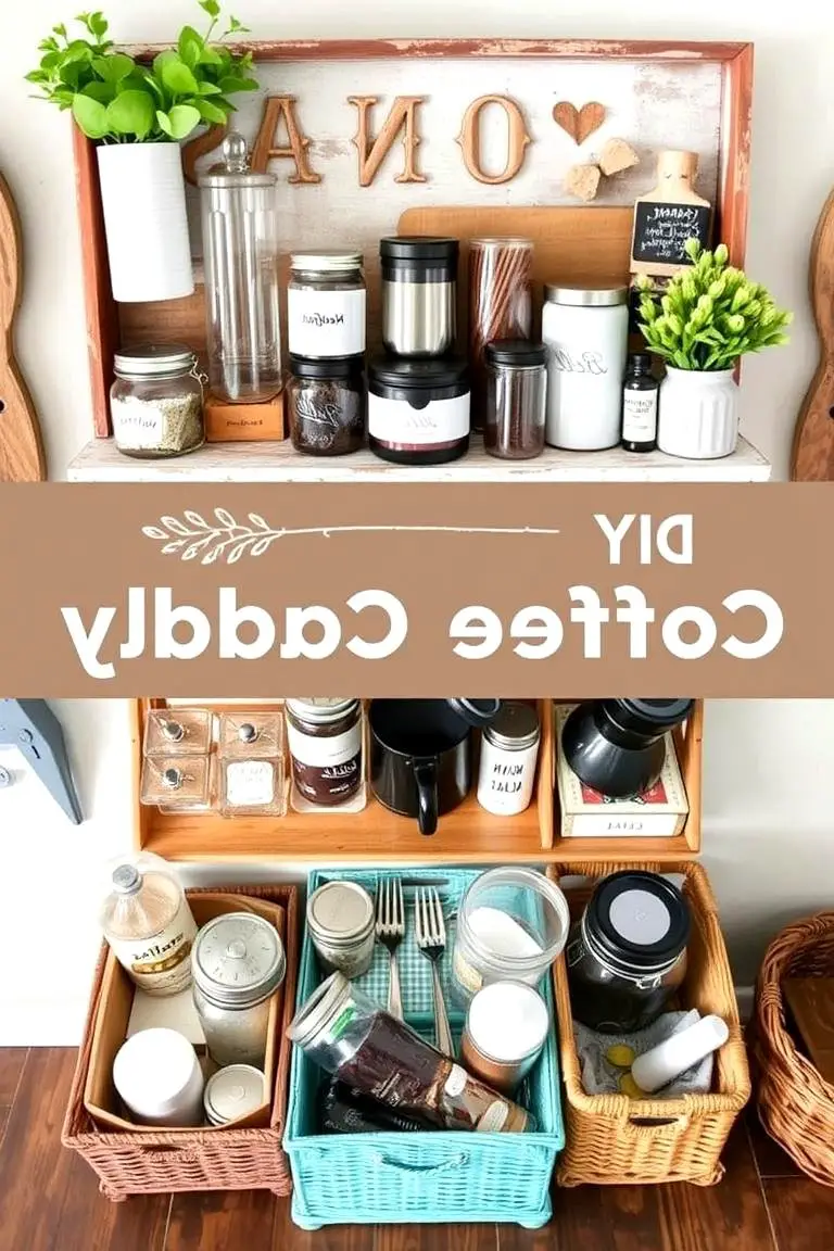 DIY Coffee Caddy Station