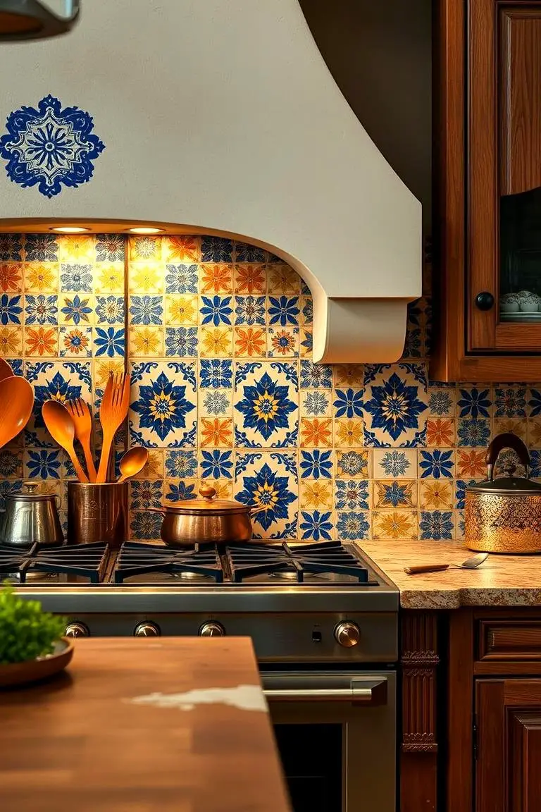 Vibrant Tiled Accents