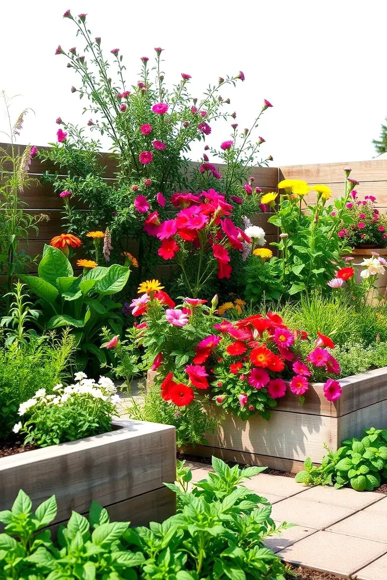 Edible Flower Patio