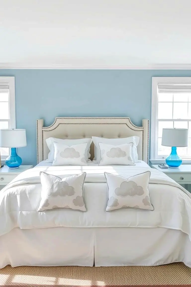 Soft Blue and White Theme