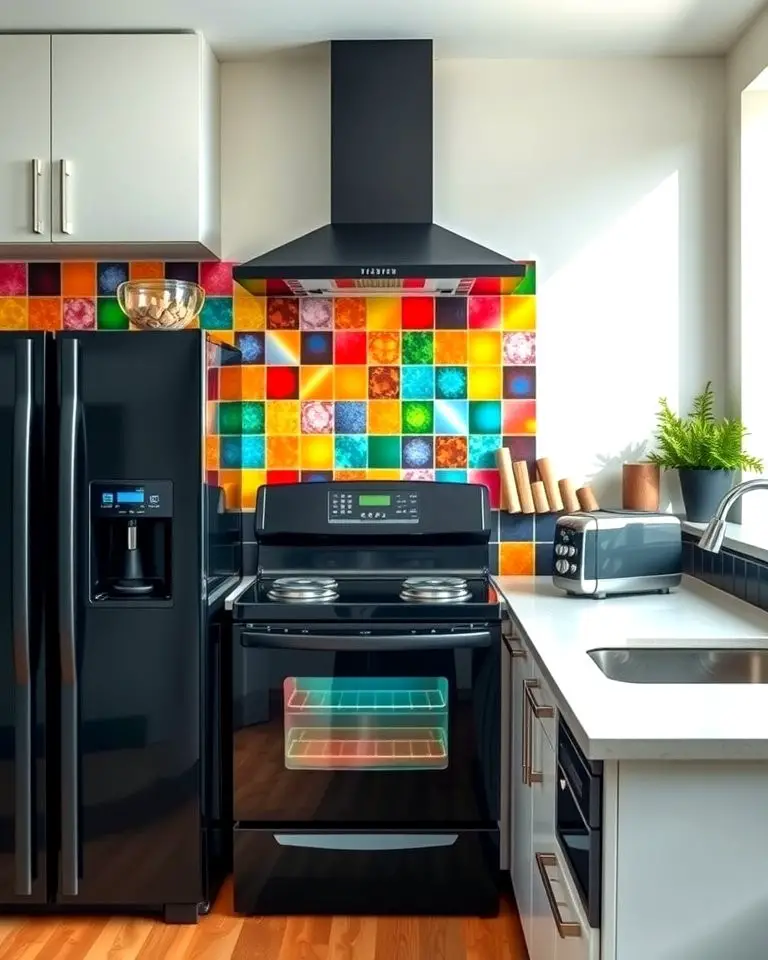 Bright and Bold with Colorful Backsplashes