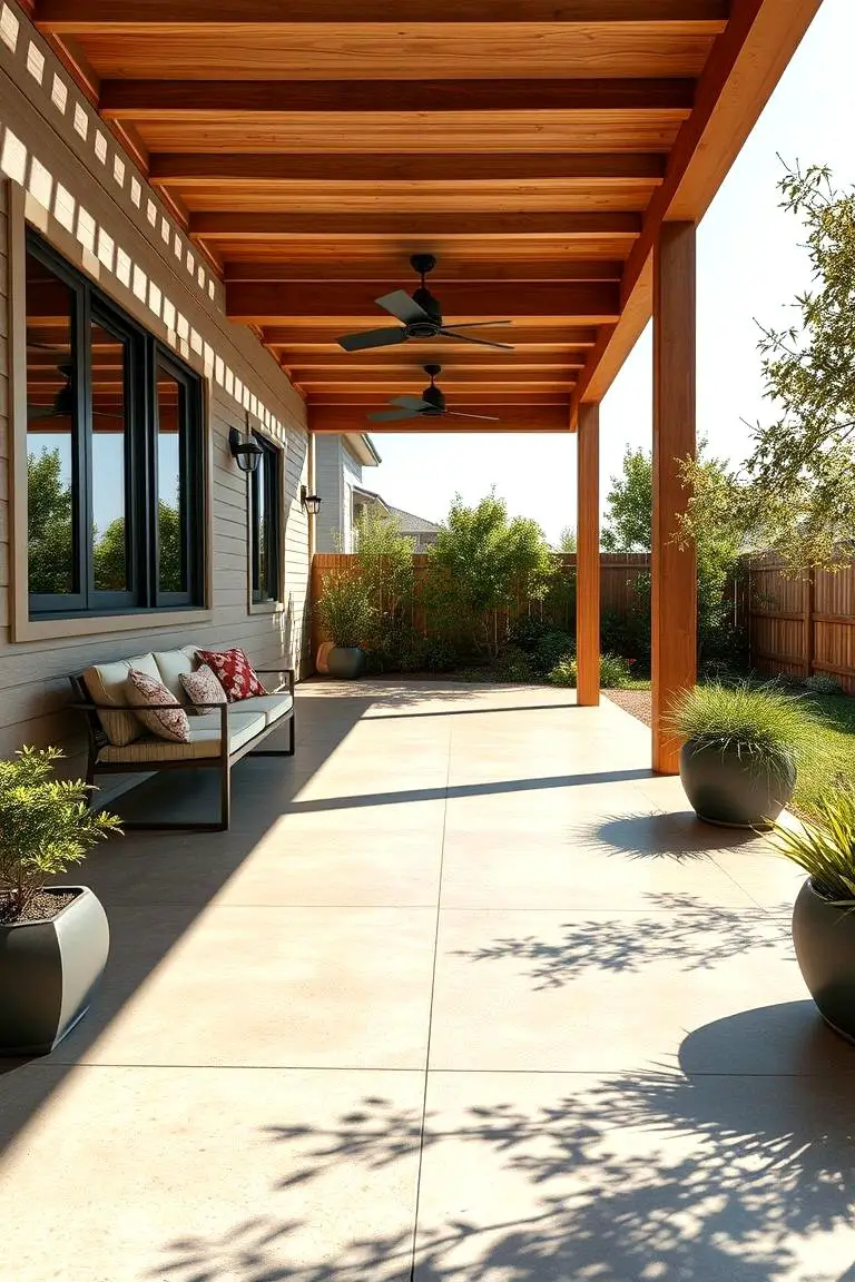 Concrete in Outdoor Patios
