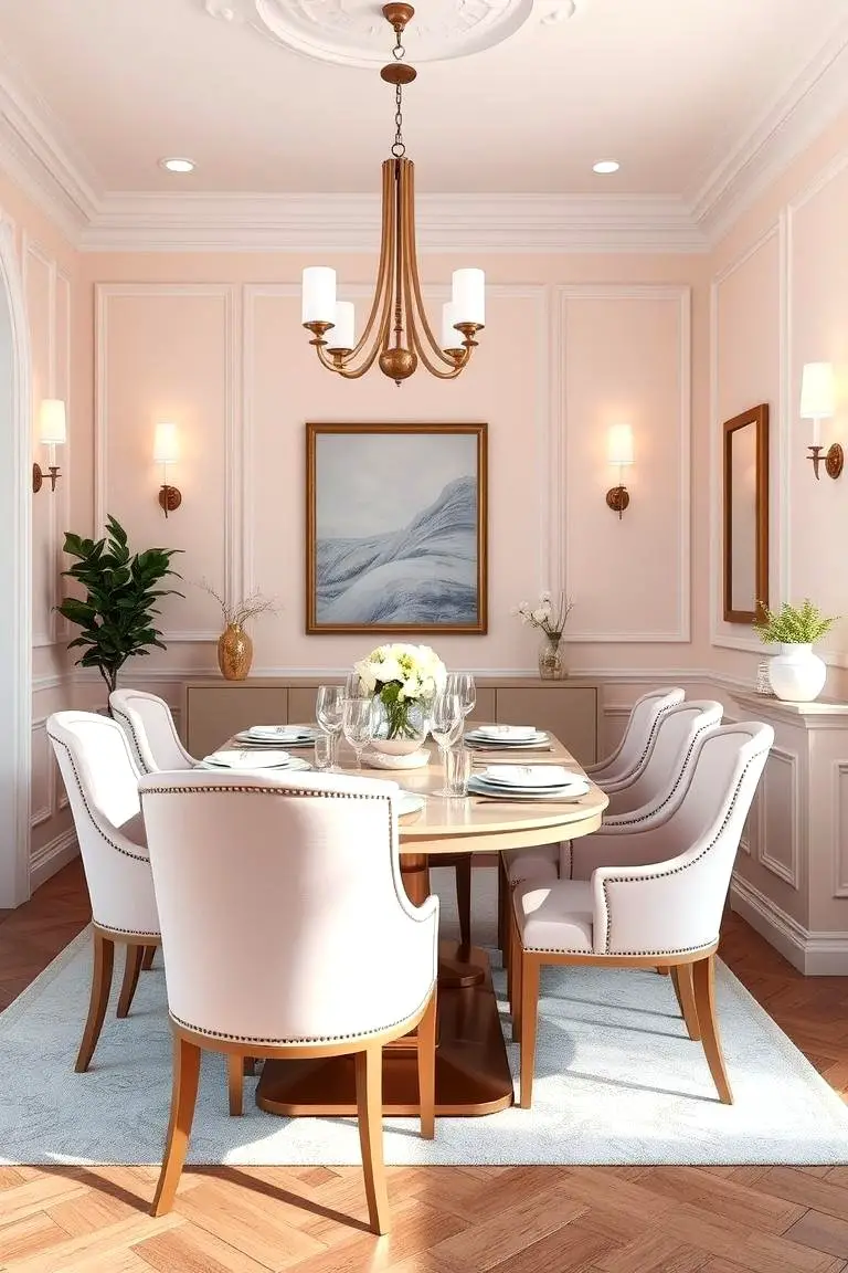 Pastel Dining Room Delight
