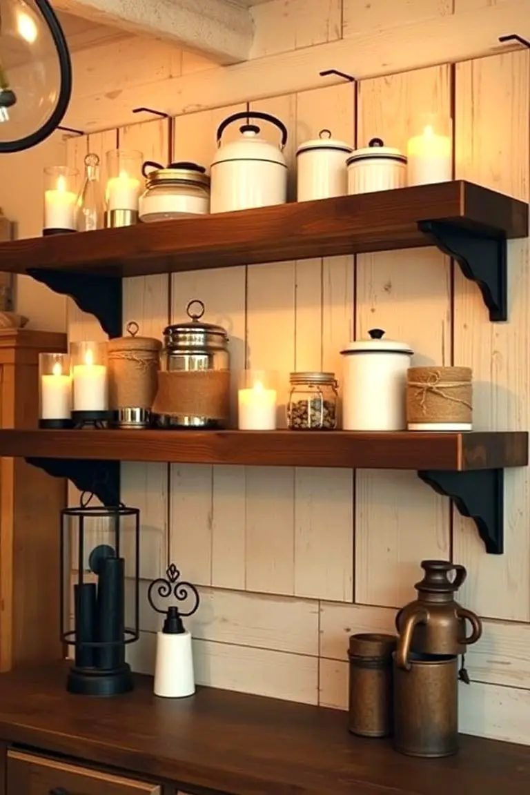 Rustic Farmhouse Shelf Charm