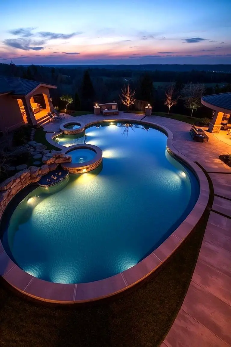 Curved Pool Surround