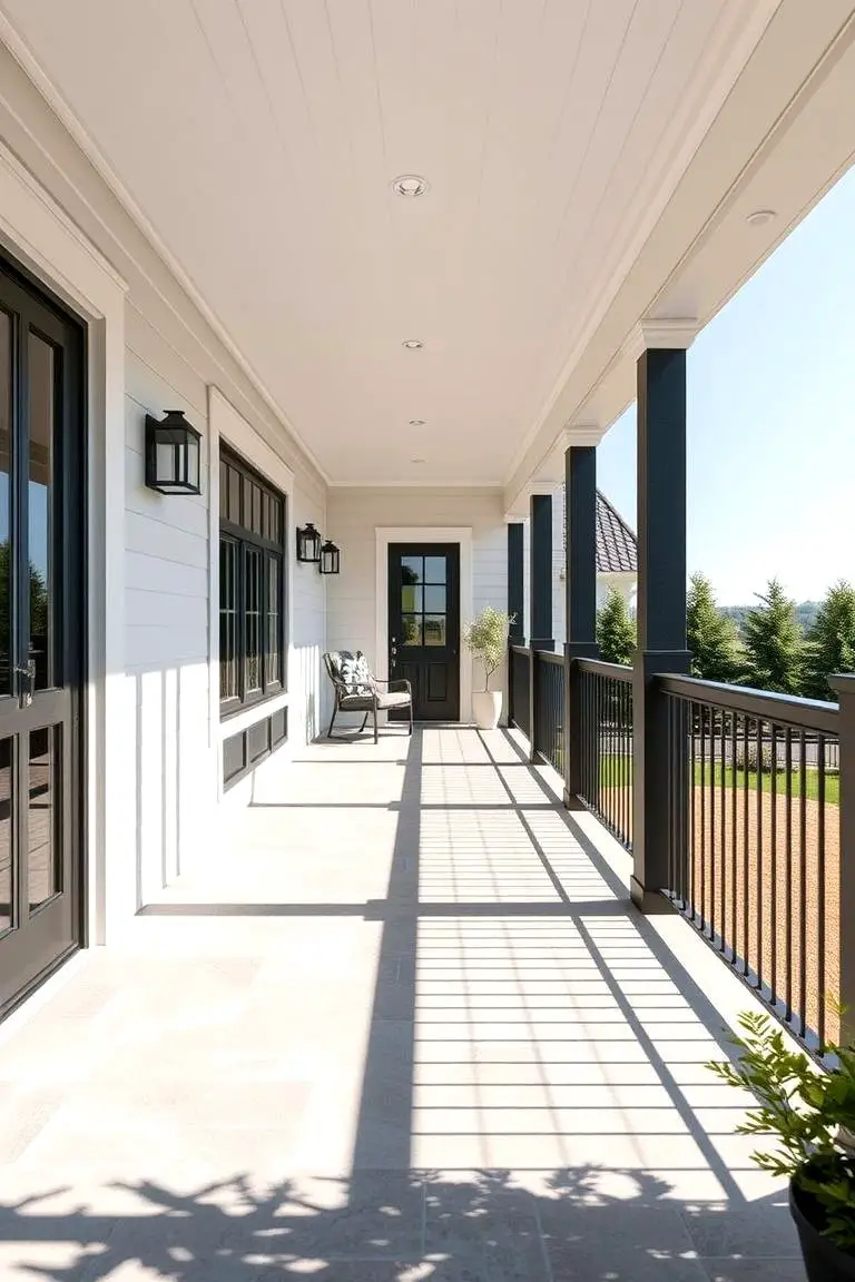 Bold Black Railings
